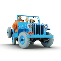 Tintin Bil - Bl� Jeep, Mission Til M�nen - Skala 1:8