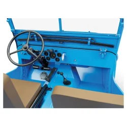 Tintin Bil - Bl� Jeep, Mission Til M�nen - Skala 1:8