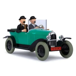 Tintin Bil - Dupont &amp; Dupond's Citroen 5CV, Landet Med Det Sorte Guld - Skala 1:12