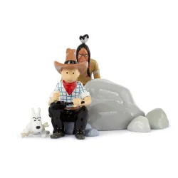 Tintin i Amerika - Tintin Scenarie Med Indianer