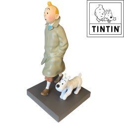 Tintin I Trenchcoat Og Terry - 60cm Hj Statue