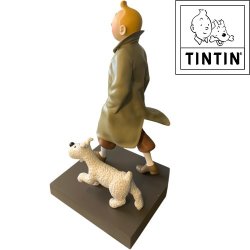 Tintin I Trenchcoat Og Terry - 60cm Hj Statue
