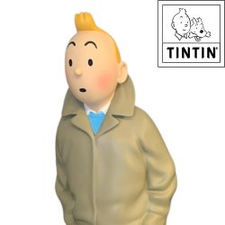 Tintin I Trenchcoat Og Terry - 60cm Hj Statue