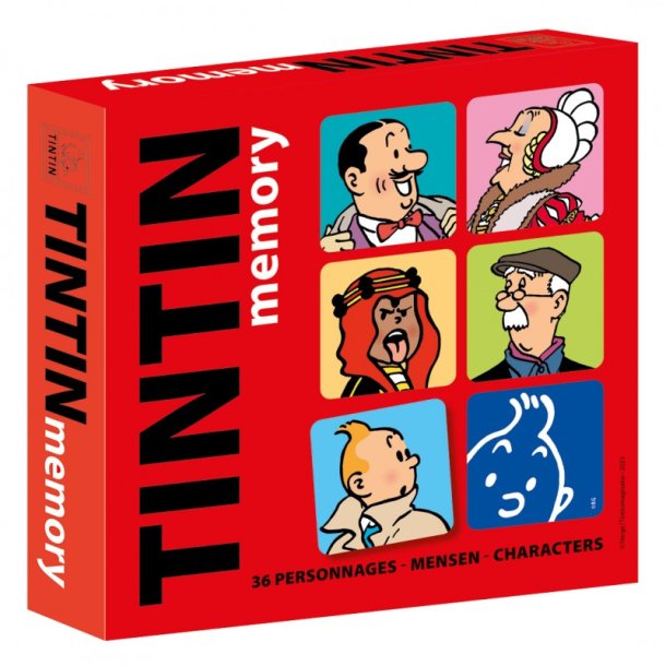 Tintin Vendespil 36 Brikker - Karakterer