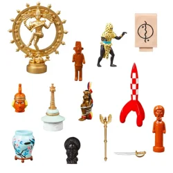 13 Tintin Figurer i Massiv Tin - Det Imaginre Museum