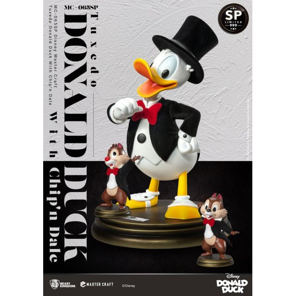 Disney 100th Master Craft Statue Tuxedo Donald Duck (Chip'n und Dale) 40 cm