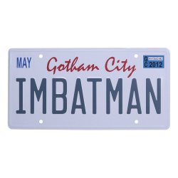 Batman: Gotham City "IMBATMAN" Nummerplade