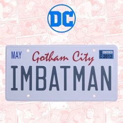 Batman: Gotham City "IMBATMAN" Nummerplade