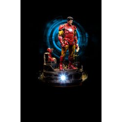 Marvel Deluxe Art Scale Statue 1/10 Iron Man Unleashed 23 cm