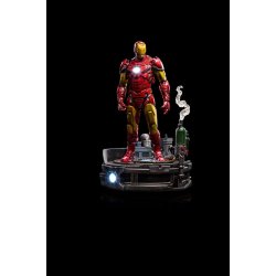 Marvel Deluxe Art Scale Statue 1/10 Iron Man Unleashed 23 cm
