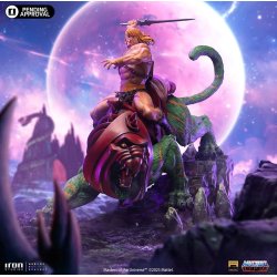 Statue He-Man and Battle Cat Deluxe - Masters of the Universe - Art Scale 1/10 - Iron Studios
