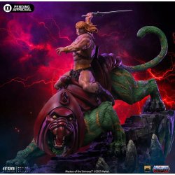 Statue He-Man and Battle Cat Deluxe - Masters of the Universe - Art Scale 1/10 - Iron Studios