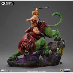 Statue He-Man and Battle Cat Deluxe - Masters of the Universe - Art Scale 1/10 - Iron Studios