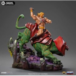 Statue He-Man and Battle Cat Deluxe - Masters of the Universe - Art Scale 1/10 - Iron Studios
