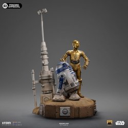 Star Wars Deluxe Art Scale Statue 1/10 C-3PO &amp; R2D2 31 cm