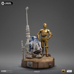 Star Wars Deluxe Art Scale Statue 1/10 C-3PO &amp; R2D2 31 cm