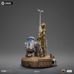 Star Wars Deluxe Art Scale Statue 1/10 C-3PO &amp; R2D2 31 cm