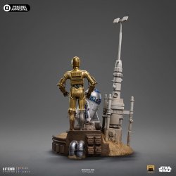 Star Wars Deluxe Art Scale Statue 1/10 C-3PO &amp; R2D2 31 cm