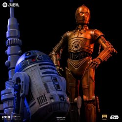 Star Wars Deluxe Art Scale Statue 1/10 C-3PO &amp; R2D2 31 cm