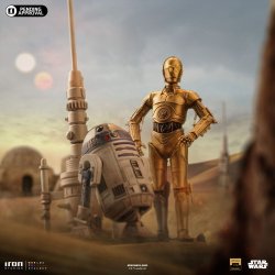 Star Wars Deluxe Art Scale Statue 1/10 C-3PO &amp; R2D2 31 cm