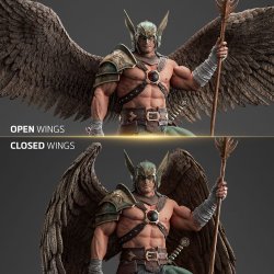 Hawkman 10th Anniversary - DC Comics Art Scale Statue 1/10 (29 cm)