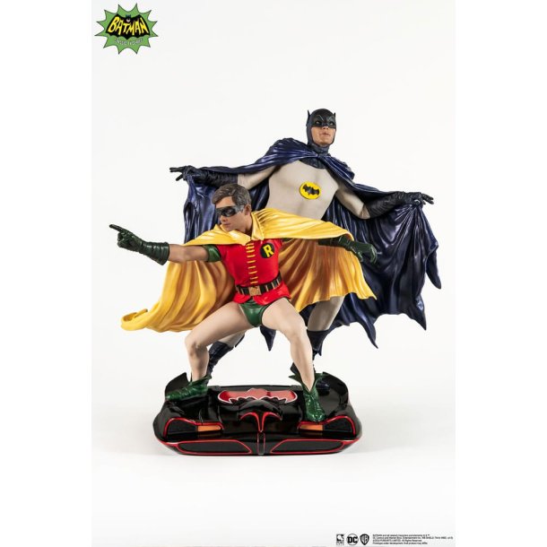 DC Comics PVC Diorama Statue 1/8 Batman &amp; Robin 1966 23 cm